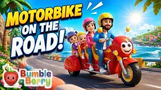 Thumbnail: MOTORBIKE ON THE ROAD! 🏍️ | Wheels on the Bus Series | Motorbike Rhyme | Bumble Berry Nursery Rhymes