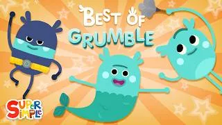 Thumbnail: Best of Grumble 🔵 | The Bumble Nums | Little Foodie Cartoons