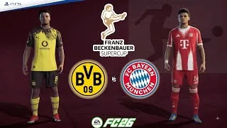 Thumbnail: Dortmund v Bayern Munich | Franz Beckenbauer Super Cup | Match Simulation | FC 26 – PS5™ [4K]
