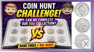 Thumbnail: No Two Coin Hunts Are Ever The Same! Looking For Rare 50p Coins