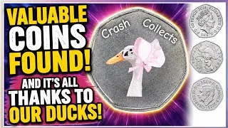 Thumbnail: £500 Double 50p Coin Hunt. The Ducks Bring The Luck! Big Time! 