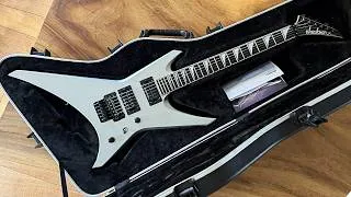 Thumbnail: Jackson USA Select WR1 Warrior 2013 Quicksilver - Seymour Duncan Full Shred + Invader Pickups