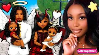 Thumbnail: We Became A REALISTIC ANGEL & DEMON FAMILY in LifeTogether RP! ⭐ (Roblox)