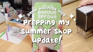 Thumbnail: small business vlog ✨ | summer shop update behind the scenes + unboxings