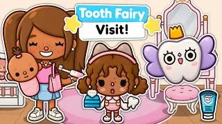 Thumbnail: The TOOTH FAIRY Came To Our House in Toca Life World! ⭐ (Toca Boca Roleplay)