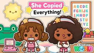 Thumbnail: My Daughter Has A COPYCAT! ⭐ (Toca Boca Roleplay)