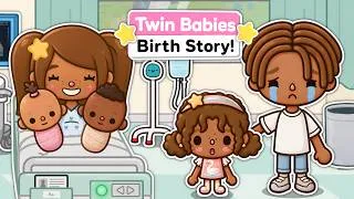 Thumbnail: GIVING BIRTH TO MY TWIN BABIES in Toca Life World!⭐ (Toca Boca Roleplay Movie)