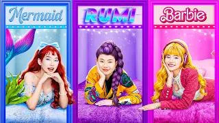 Thumbnail: KPop Demon Hunters Room Makeover Challenge | Rumi vs Mermaid vs Barbie