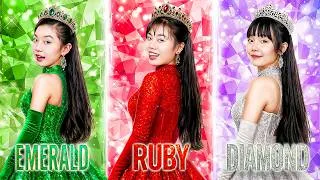 Thumbnail: Poor Emerald Vs Rich Ruby Vs Giga Rich Diamond At The Ball! Who Will Win?