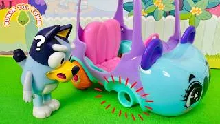 Thumbnail: Bluey's Car Lost It's Wheel | Pretend Play with Bluey Toys