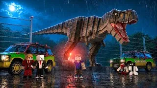 Thumbnail: We Escaped Jurassic Park in Minecraft