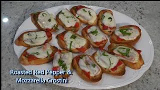 Thumbnail: Italian Grandma Makes Roasted Red Pepper & Mozzarella Crostini