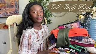 Thumbnail: Fall Thrift Haul! (For my boys)