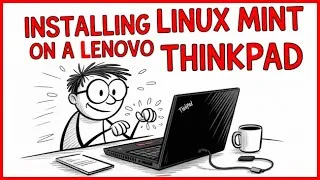 Thumbnail: Installing Linux Mint on Lenovo ThinkPad X13 Yoga Gen 2