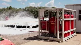 Thumbnail: CAFS Compressed Air Foam Heliport Fire Fighting Unit:  Self-Contained 450 Gallon