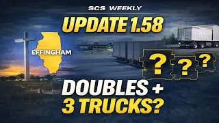 Thumbnail: ETS2/ATS Update 1.58: Driving Academy DOUBLES + “3 Truck Updates” Tease (SCS Weekly)