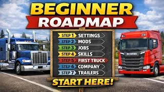 Thumbnail: Start Here: What To Do First in ATS (Beginner Roadmap) | ATS/ETS2