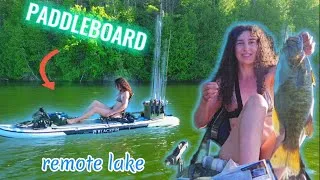 Thumbnail: Paddleboard Fishing on a Remote Wilderness Lake