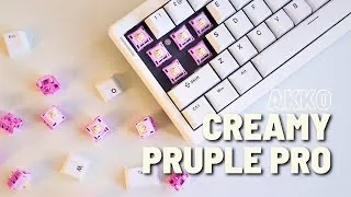 Thumbnail: Akko Creamy Purple Pro | Tactile Switch Overview & Sound Test
