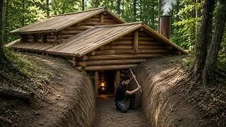 Thumbnail: I Spent 150 Days Building a Wooden House, Surviving, and Cooking in the Rainforest