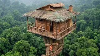 Thumbnail: I Spent 100 Days Building My Dream House in the Forest | On a Giant Tree, Living Independently Alone