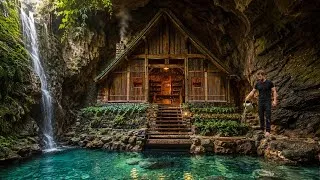 Thumbnail: 30 Days Building a Cozy Survival Home in a Hidden Cave Behind a Waterfall | Bushcraft Survival