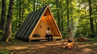 Thumbnail: Building My Dream Forest Cabin in the Wild | Bushcraft Survival