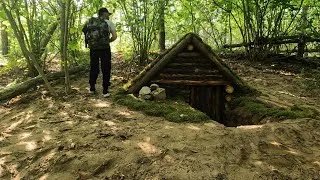 Thumbnail: "How a Man Survives in the Wild by Building Forest Shelters."