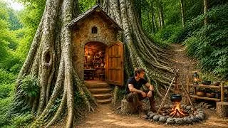 Thumbnail: 100 Days Alone in the Tropical Forest | From 0°C to 50°C Survival