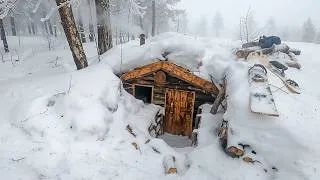Thumbnail: Underground House Buried in Snow – Extreme Winter Survival Shelter at  -71°C -  Bushcraft Life