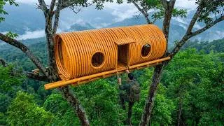 Thumbnail: I Built the World's Most Amazing Bamboo Treehouse 100 Feet Above the Jungle | Solo Survival