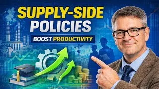 Thumbnail: Supply-Side Policies Explained | Improving Productivity, Growth & Economic Efficiency!