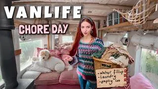 Thumbnail: Day in the Life Living Full-time in my CottageCore Bus 🌸