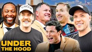 Thumbnail: Drew Brees, Luke Kuechly & Larry Fitzgerald welcome Will and Taylor To The NFL Hall Of Fame