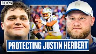 Thumbnail: Joe Alt & Tyler Biadasz Break Down Protecting Justin Herbert + New Chargers Offense | Bussin'