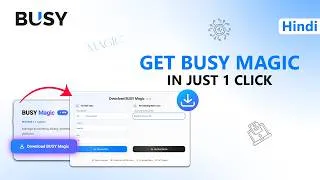 Thumbnail: 📥 How to Download & Install BUSY MAGIC ✨| Step-by-Step Guide | Hindi