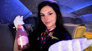 Thumbnail: ASMR Pampering You On A Luxury First Class Flight