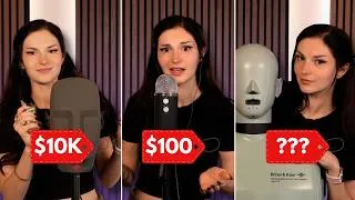 Thumbnail: $100 vs $10K vs $100K ASMR Microphone Comparison