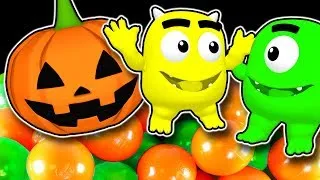 Thumbnail: Halloween Songs for Children  | Kids Learn ABC Song & Colors Rhymes with Ball Pit Show | Teach Baby