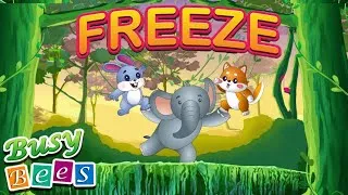 Thumbnail: Freeze Dance Song | Dancing Rhymes | Nursery Rhymes | Kids Songs | Busy Bees Nursery Rhymes