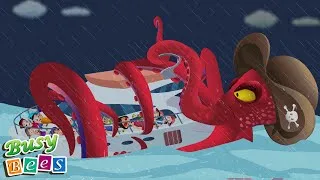 Thumbnail: Super Hero Cartoon | Super Kids Cartoon | Aquaman Cartoon | Busy Bees Nursery Rhymes