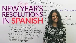 Thumbnail: Spanish Lesson: What are your New Year's resolutions?