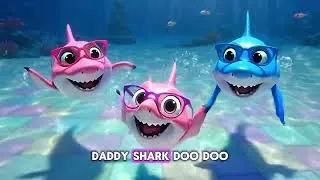 Thumbnail: Shark Family Dance Party | Catchy DJ Synth Beats Kids Song @ButterflyWingsAnimation