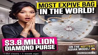 Thumbnail: 💎 $3.8 Million Diamond Purse on The Hottest Asian Model! 😱(Most Expensive Bag in the World)