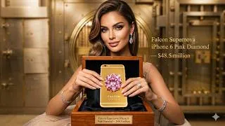 Thumbnail: 💎 $48.5 MILLION iPhone with REAL Pink Diamond! 😱Falcon Supernova Owned by Billionaires 😱