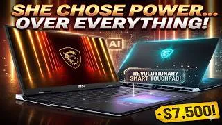 Thumbnail: ✨ She Chose Power Over Everything… MSI Titan 18 HX AI at $7,500!