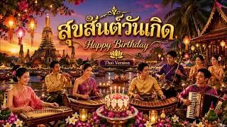 Thumbnail: 🇹🇭 สุขสันต์วันเกิด✨| Happy Birthday – Thai Version