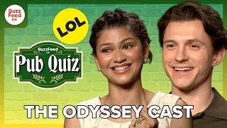 Thumbnail: The Odyssey Cast Take On The BuzzFeed Pub Quiz | Matt Damon, Zendaya & Tom Holland