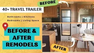 Thumbnail: 40 Jaw-Dropping Travel Trailer Makeovers: Before and After Transformation Ideas!" DIY Camper Renos