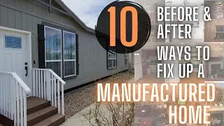 Thumbnail: 10 Before & After Ideas for Fixing Up A Manufactured Home | Manufactured Homes Remodel On A Budget